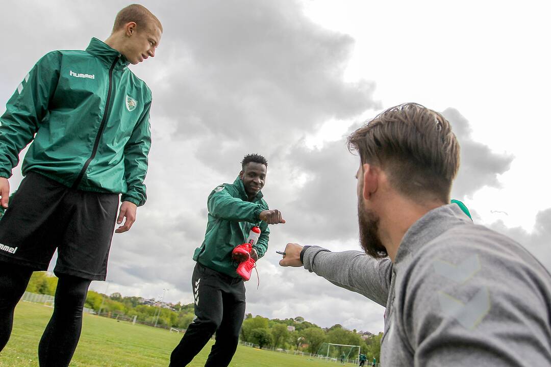 „Kauno Žalgirio“ futbolininkų treniruotė