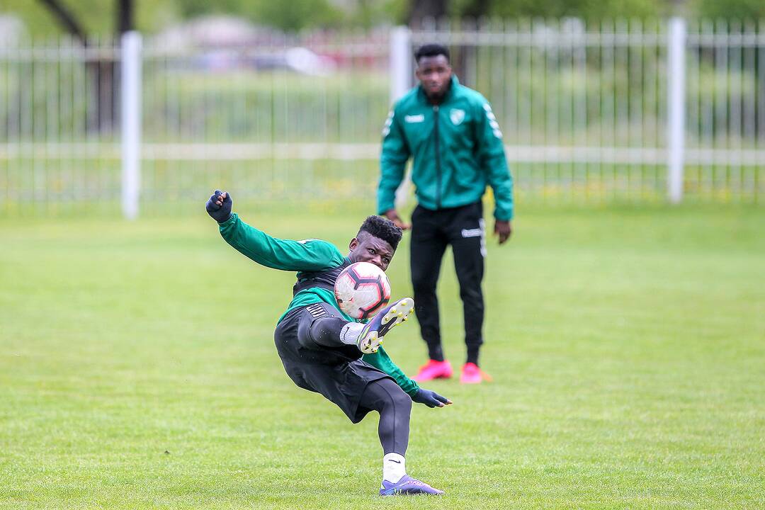 „Kauno Žalgirio“ futbolininkų treniruotė