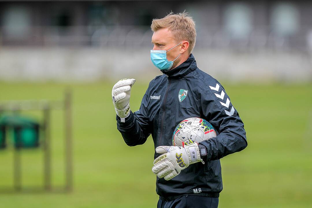 „Kauno Žalgirio“ futbolininkų treniruotė