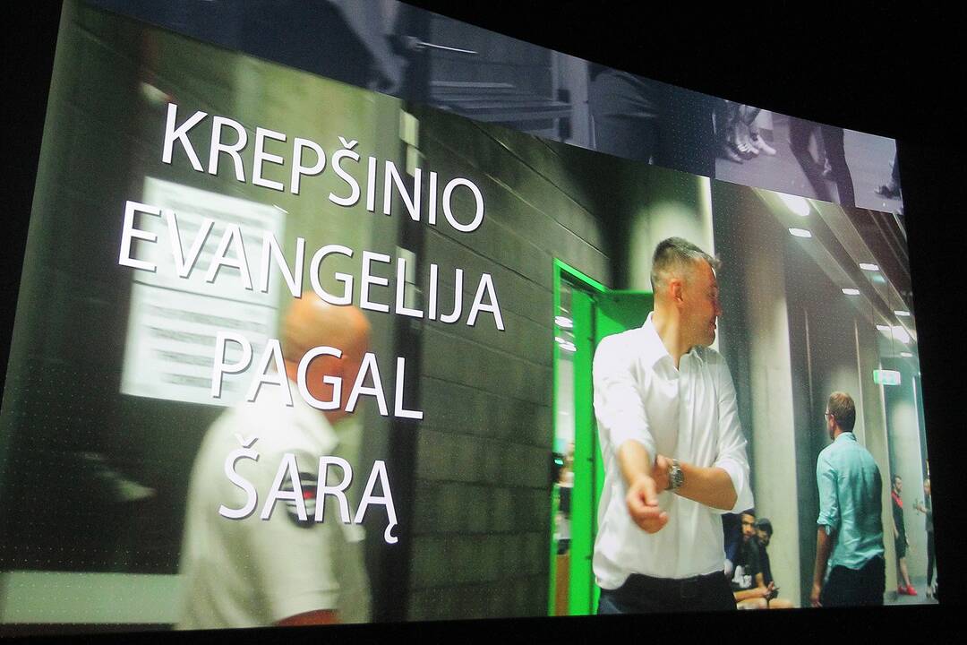  Filmo „Krepšinio evangelija pagal Šarą“ peržiūra