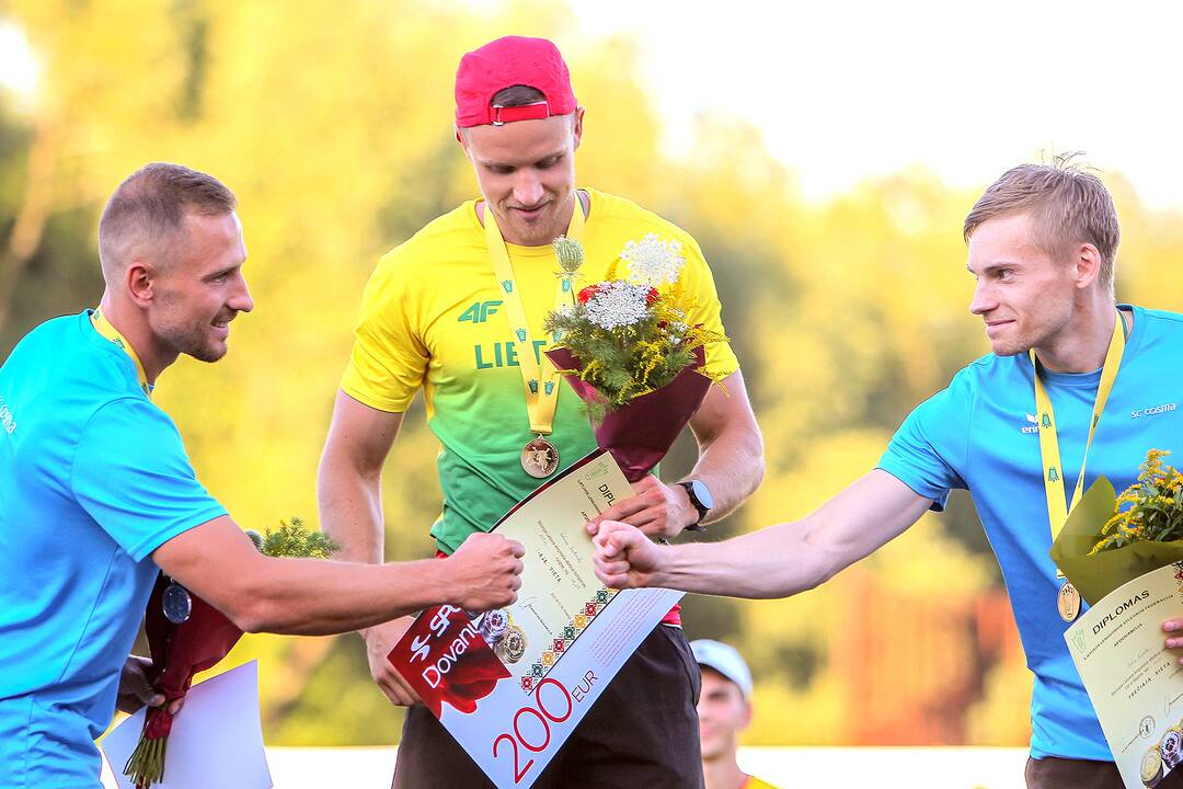 Lengvoji atletika. Lietuvos čempionatas. 1 diena
