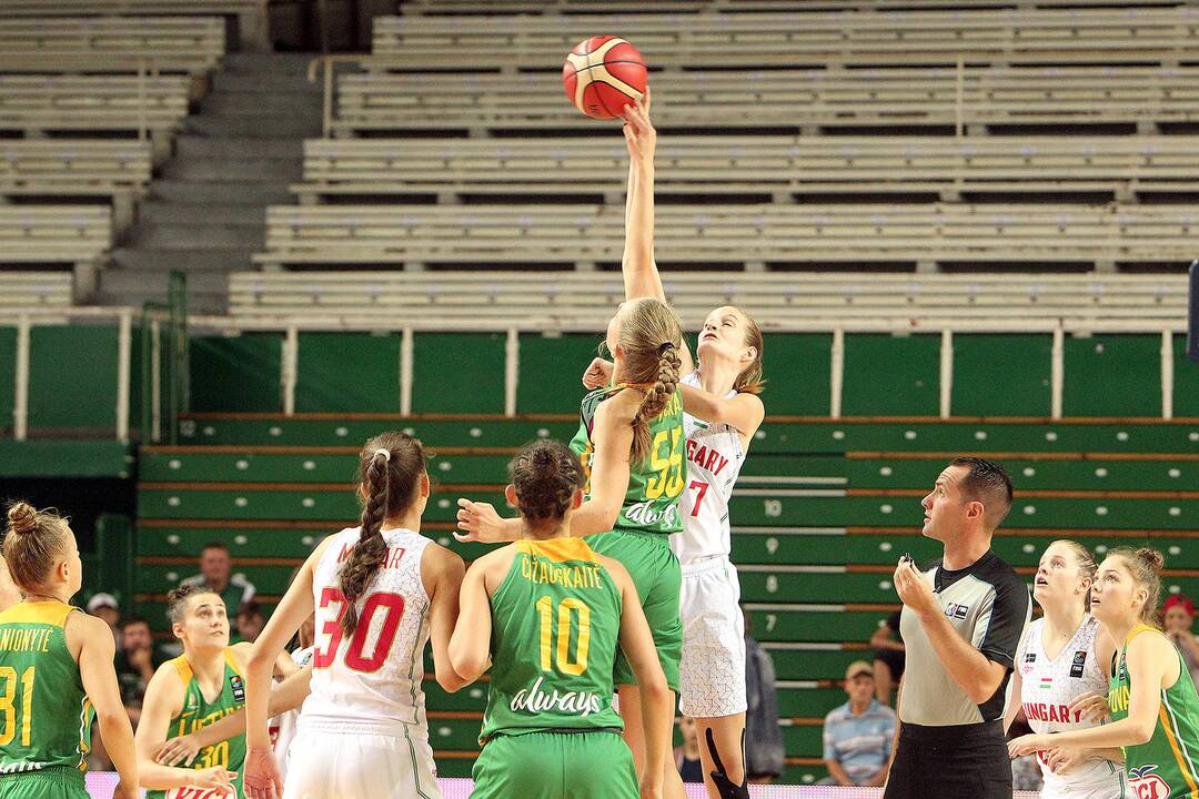 Lietuva – Vengrija 37:51. Merginų U16 EČ