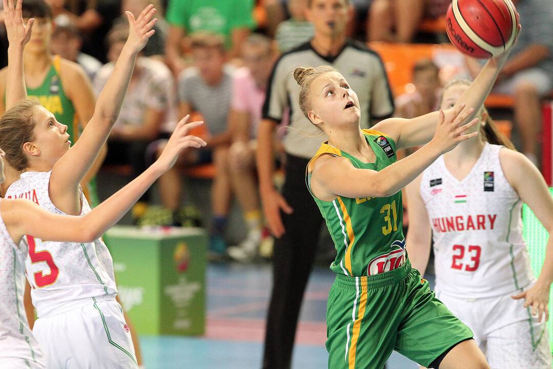 Lietuva – Vengrija 37:51. Merginų U16 EČ