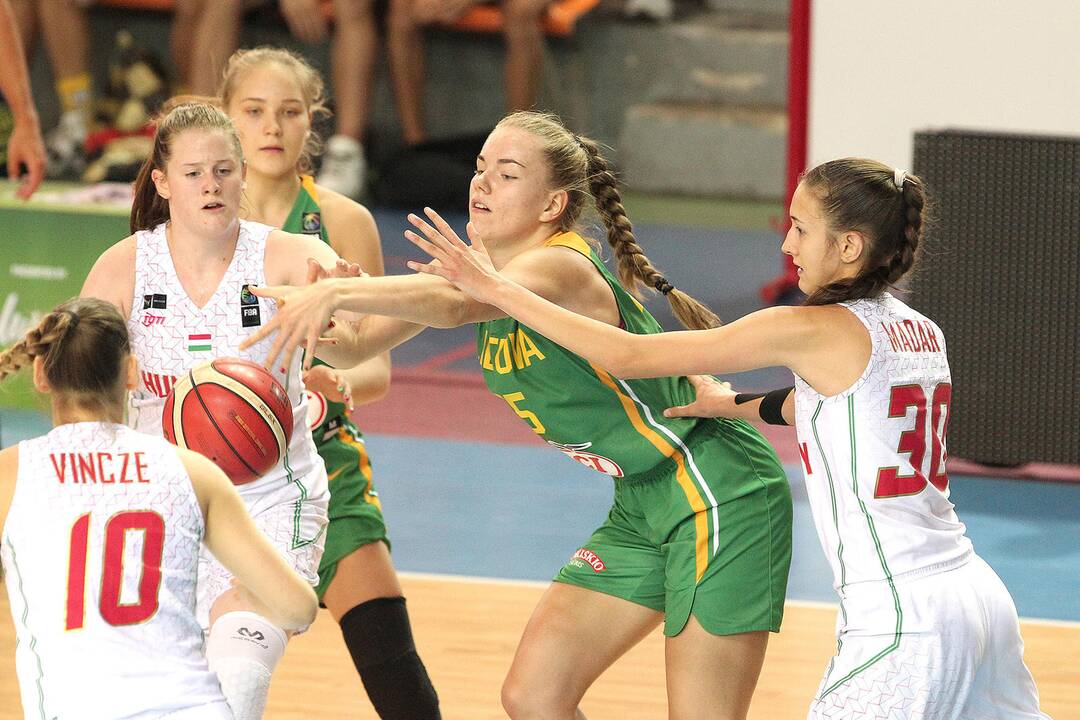 Lietuva – Vengrija 37:51. Merginų U16 EČ