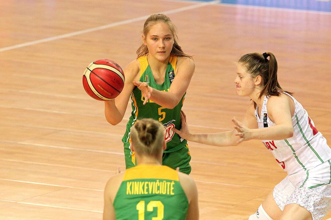 Lietuva – Vengrija 37:51. Merginų U16 EČ