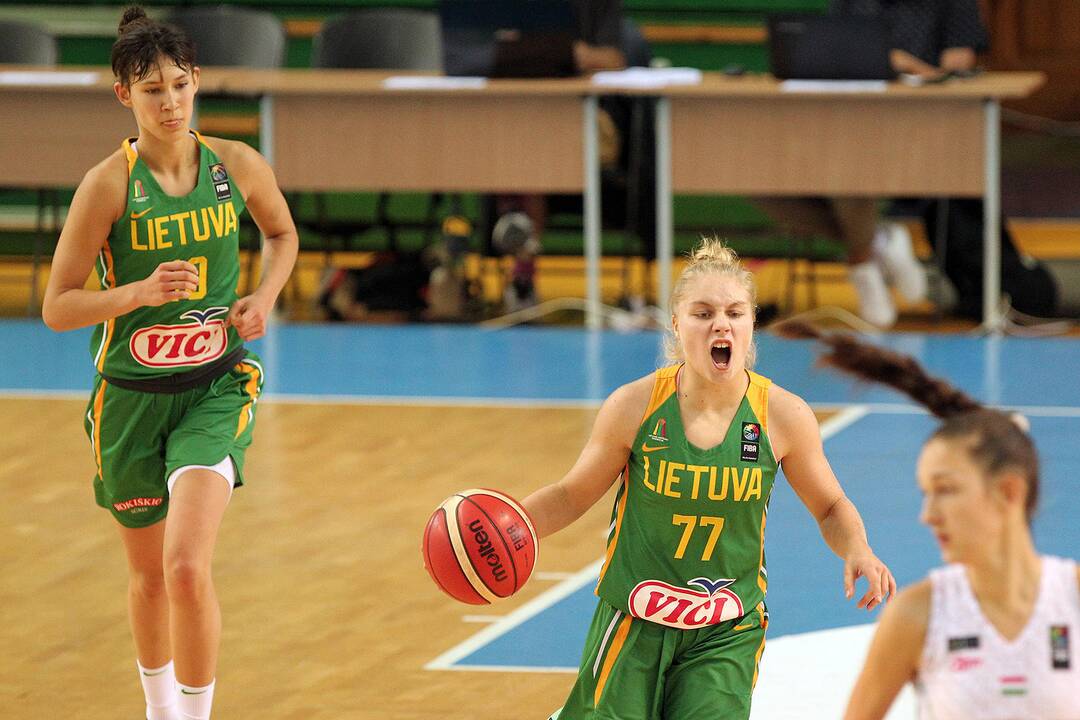 Lietuva – Vengrija 37:51. Merginų U16 EČ