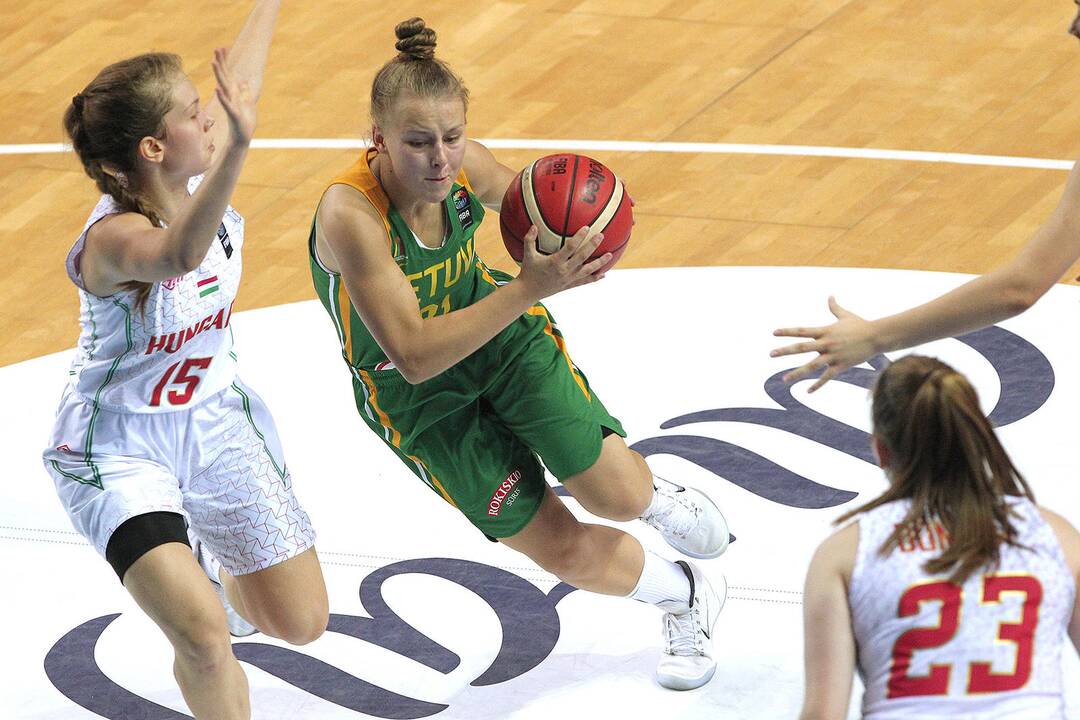 Lietuva – Vengrija 37:51. Merginų U16 EČ