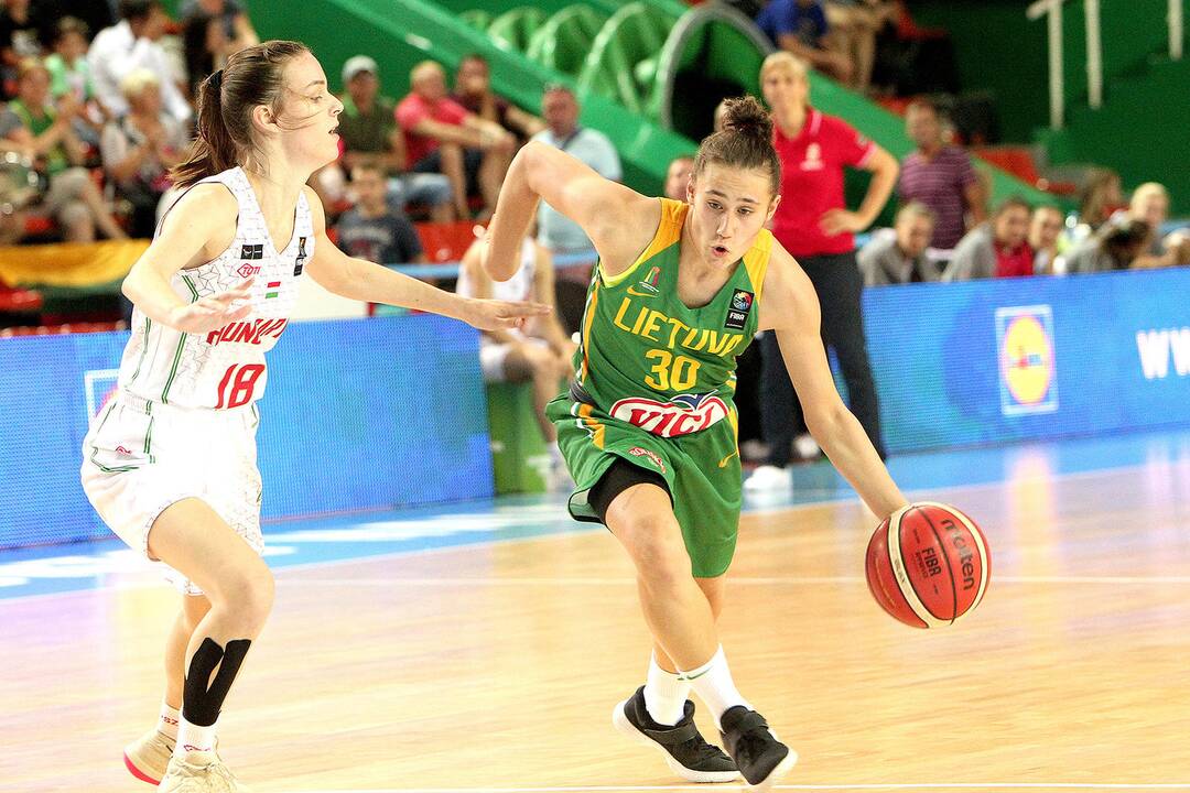 Lietuva – Vengrija 37:51. Merginų U16 EČ