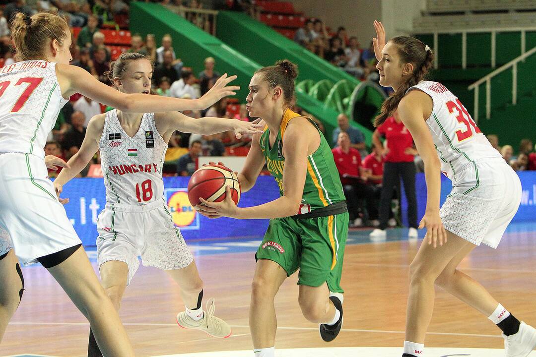 Lietuva – Vengrija 37:51. Merginų U16 EČ