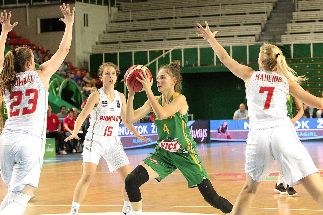 Lietuva – Vengrija 37:51. Merginų U16 EČ