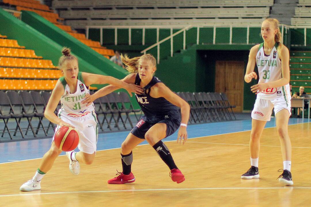 Kontrolinės. Lietuva U16 – Prancūzija U16 53:57