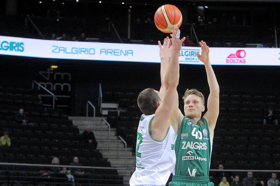 LKL ketvirtfinalis: „Žalgiris“ – „Dzūkija“ 89:70