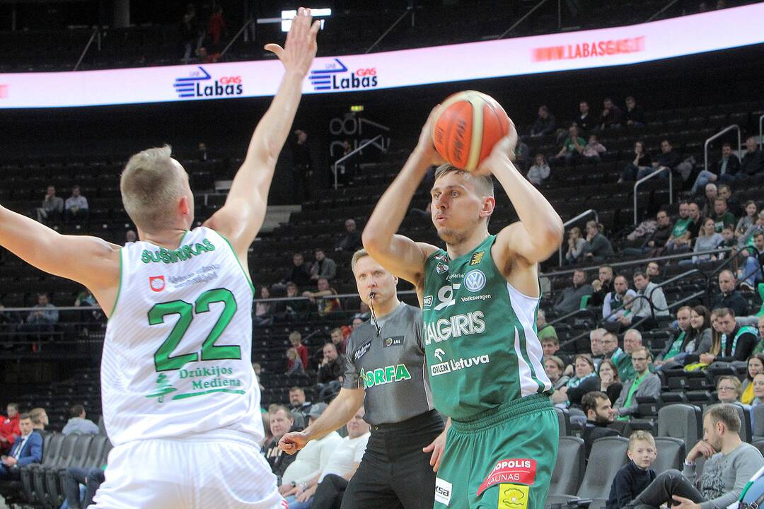 LKL ketvirtfinalis: „Žalgiris“ – „Dzūkija“ 89:70