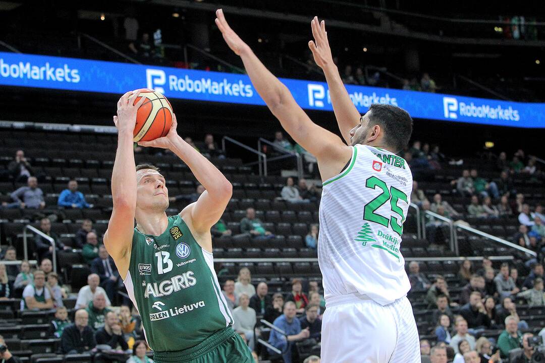 LKL ketvirtfinalis: „Žalgiris“ – „Dzūkija“ 89:70