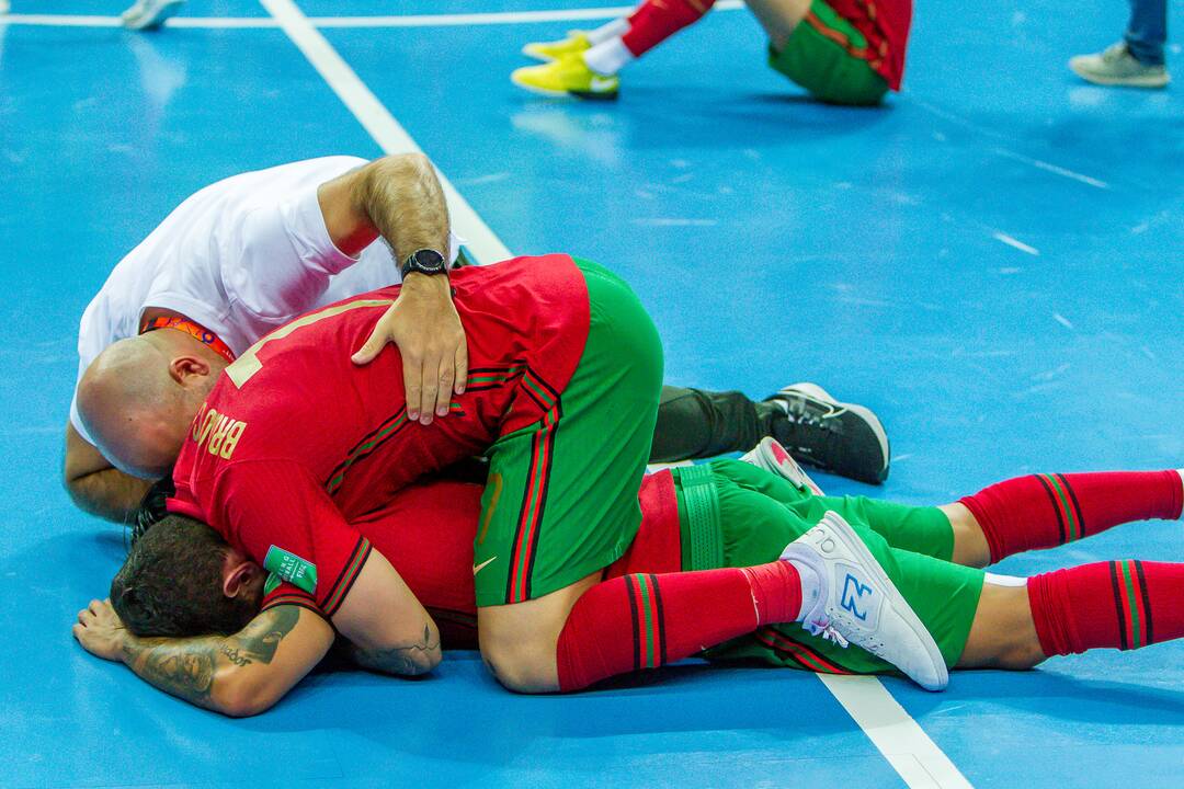 Portugalija – Kazachstanas 2:2 baud. 4:3 | Futsalo PČ