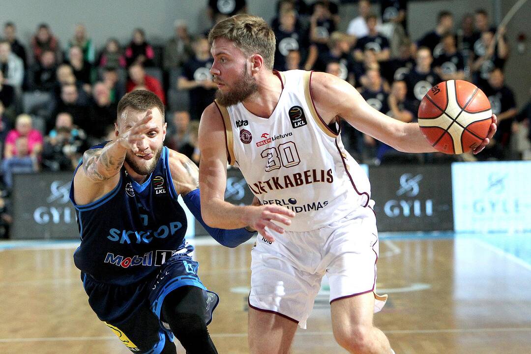 LKL: „Skycop“ – „Lietkabelis“ 93:78