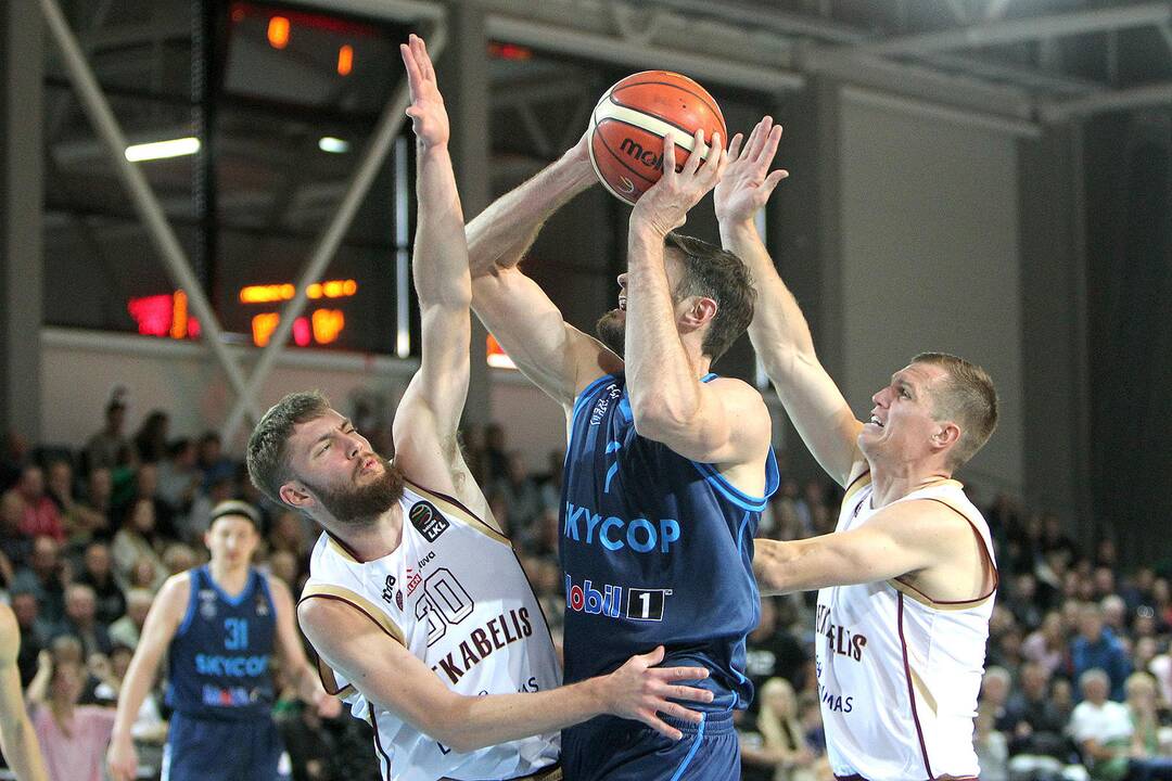 LKL: „Skycop“ – „Lietkabelis“ 93:78