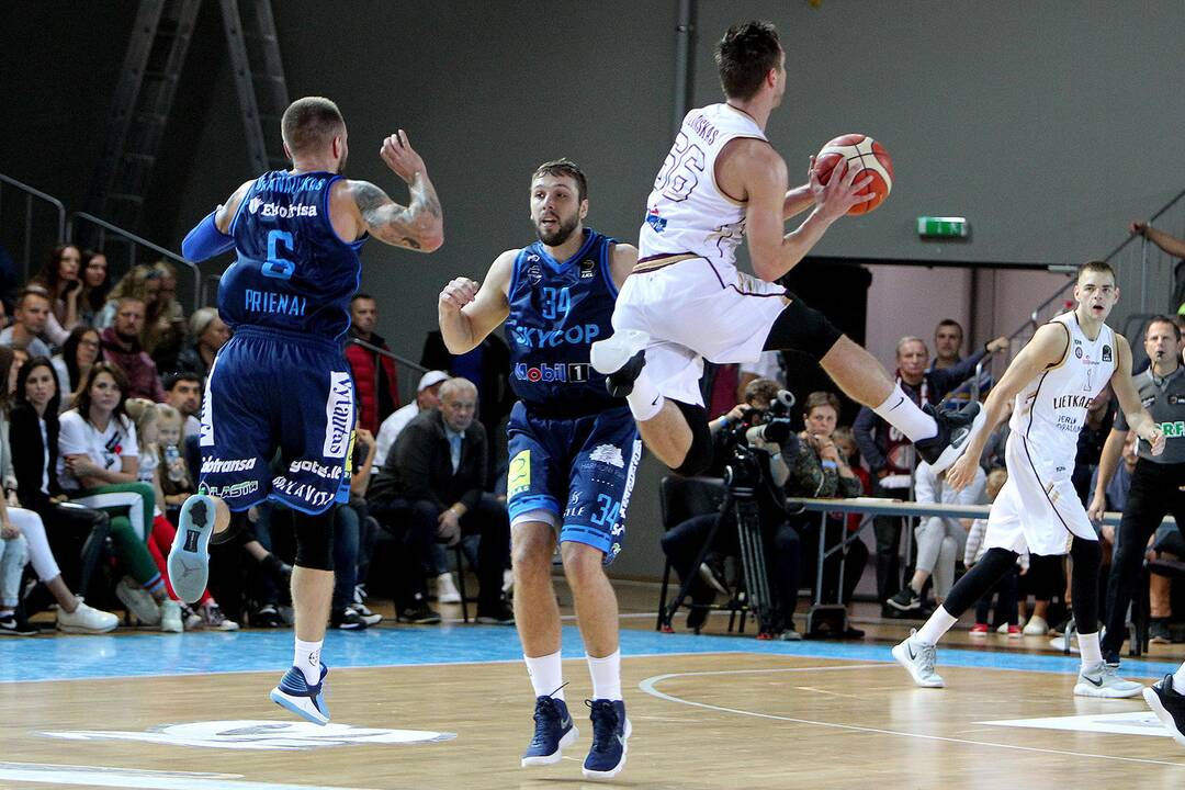LKL: „Skycop“ – „Lietkabelis“ 93:78