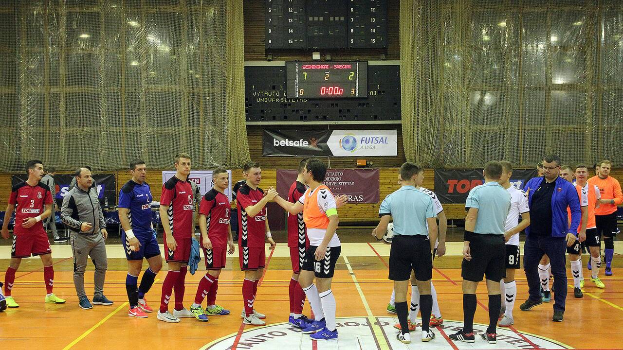 Futsalo A lyga: „Vytis“ – Gargždų SC 7:2