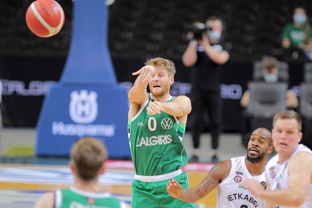 LKL: „Žalgiris“ – „Lietkabelis“ 61:72