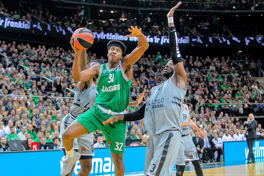 Eurolyga: „Žalgiris“ – ASVEL 70:56