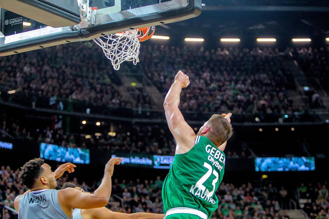Eurolyga: „Žalgiris“ – ASVEL 70:56