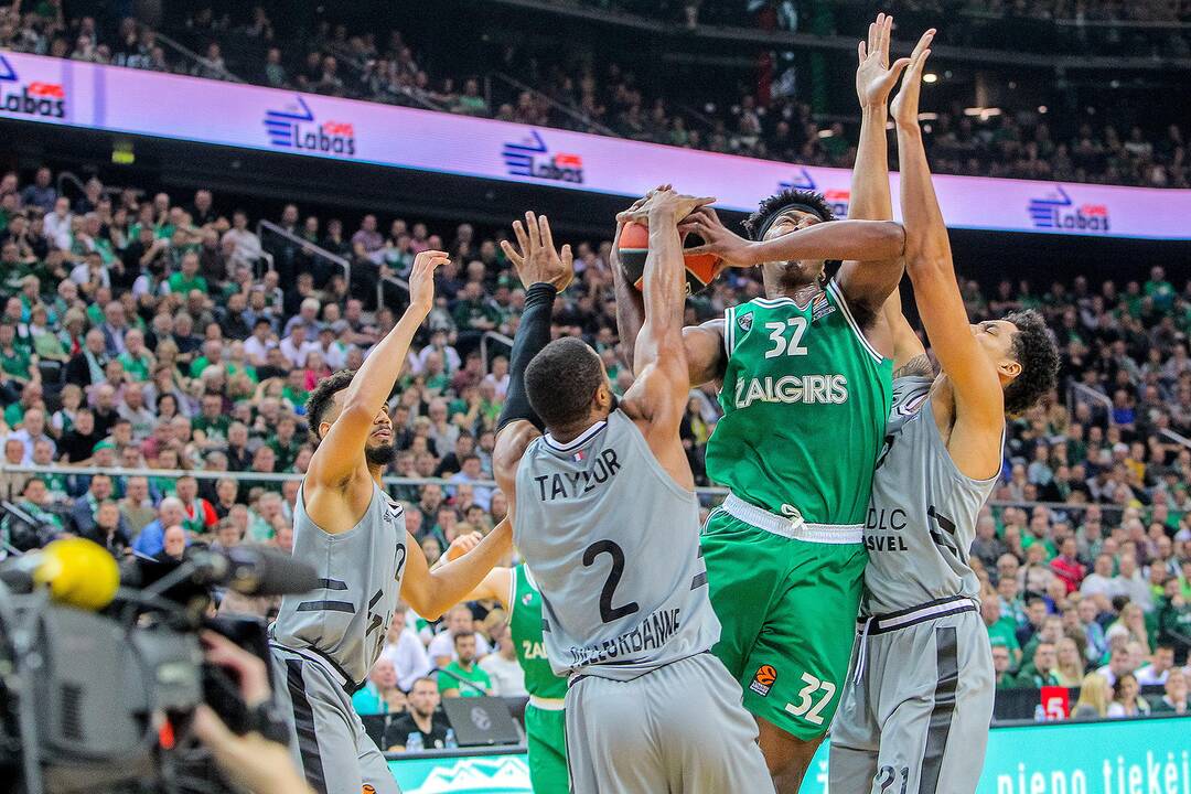 Eurolyga: „Žalgiris“ – ASVEL 70:56