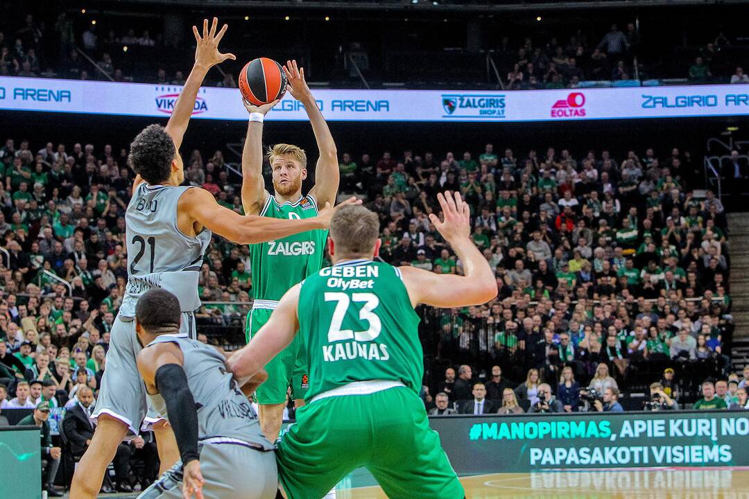 Eurolyga: „Žalgiris“ – ASVEL 70:56