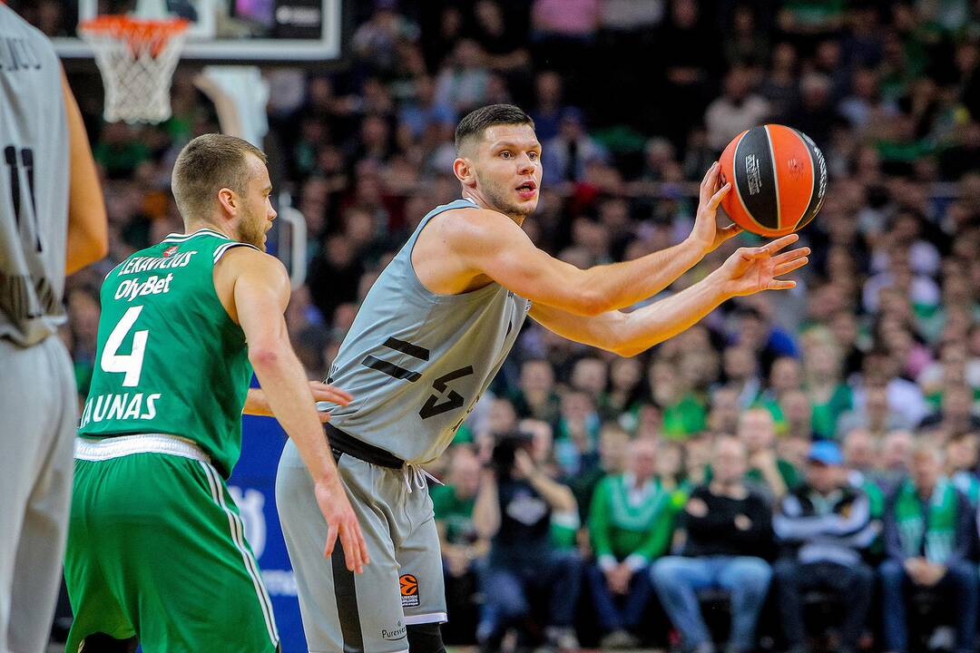 Eurolyga: „Žalgiris“ – ASVEL 70:56