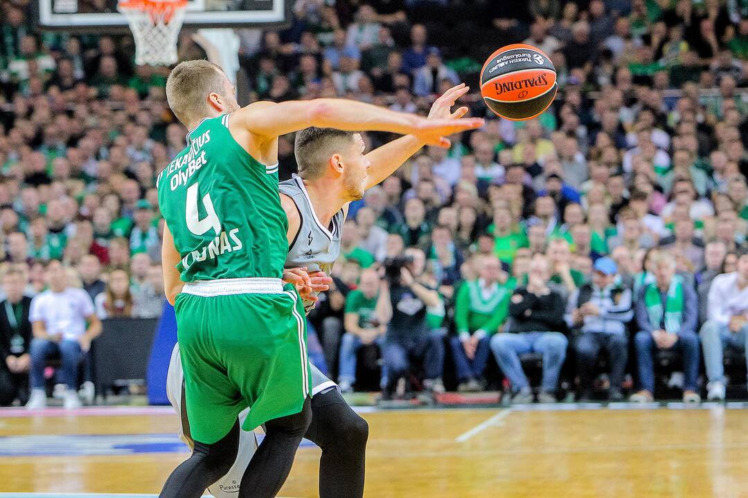 Eurolyga: „Žalgiris“ – ASVEL 70:56
