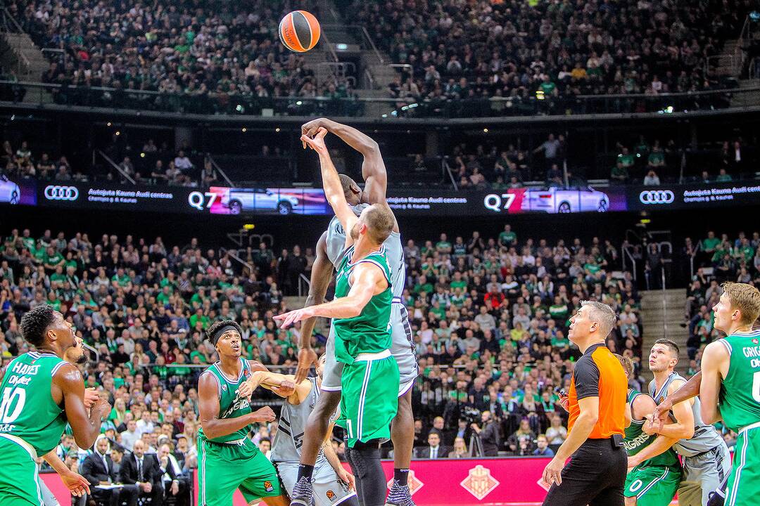 Eurolyga: „Žalgiris“ – ASVEL 70:56