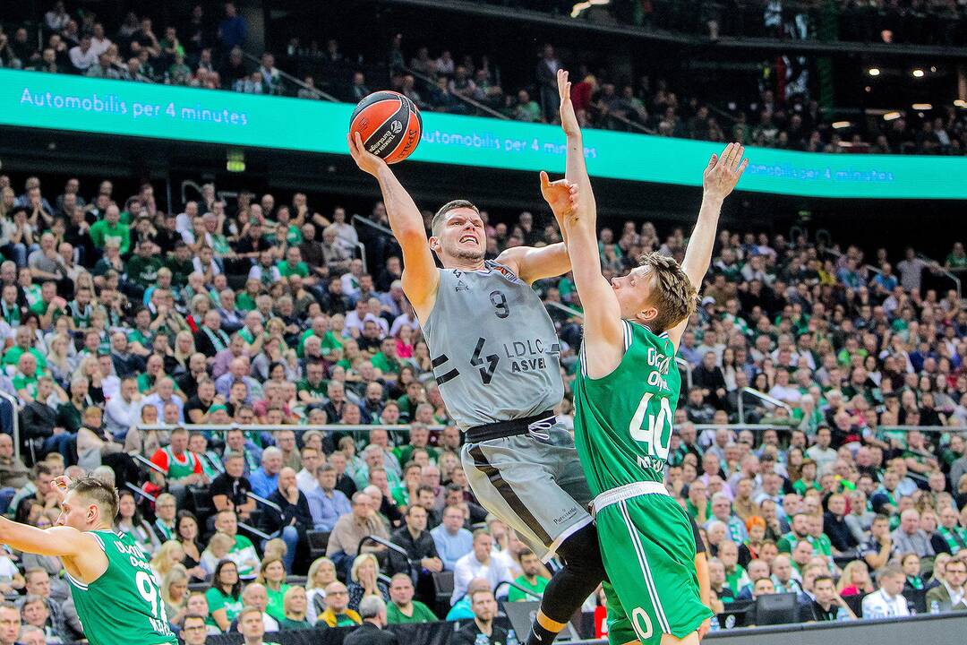 Eurolyga: „Žalgiris“ – ASVEL 70:56