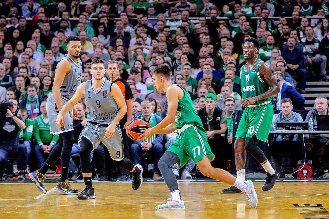 Eurolyga: „Žalgiris“ – ASVEL 70:56