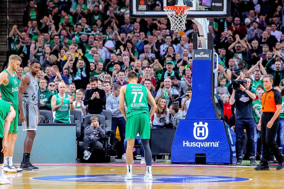 Eurolyga: „Žalgiris“ – ASVEL 70:56