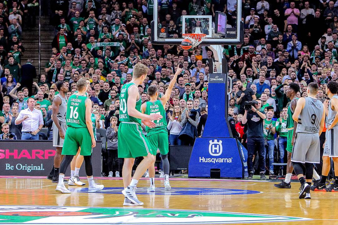 Eurolyga: „Žalgiris“ – ASVEL 70:56