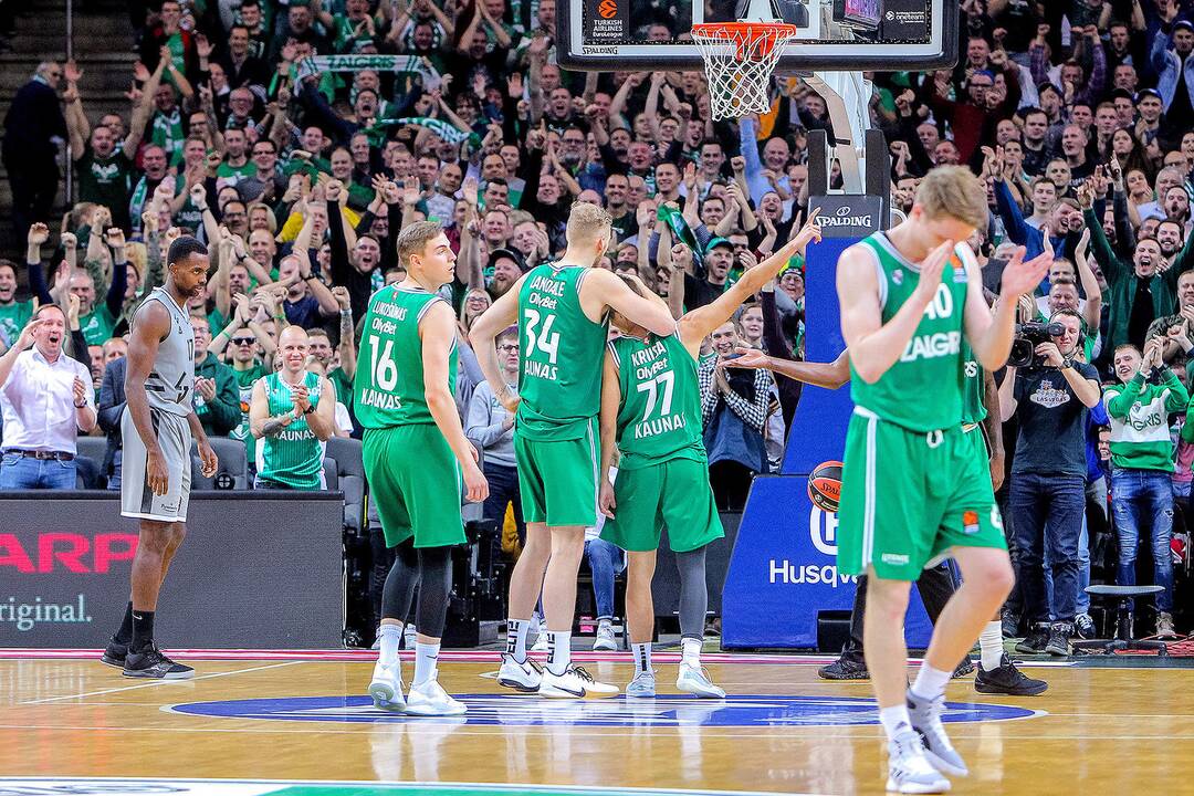 Eurolyga: „Žalgiris“ – ASVEL 70:56