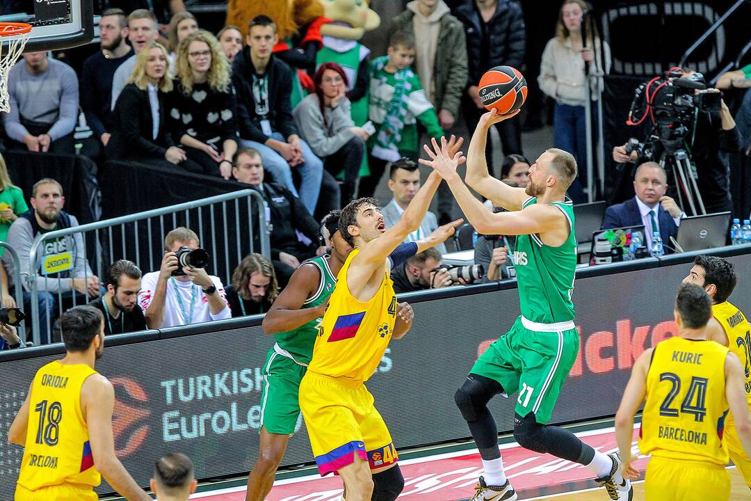 Eurolyga: „Žalgiris“ – „Barcelona“ 86:93