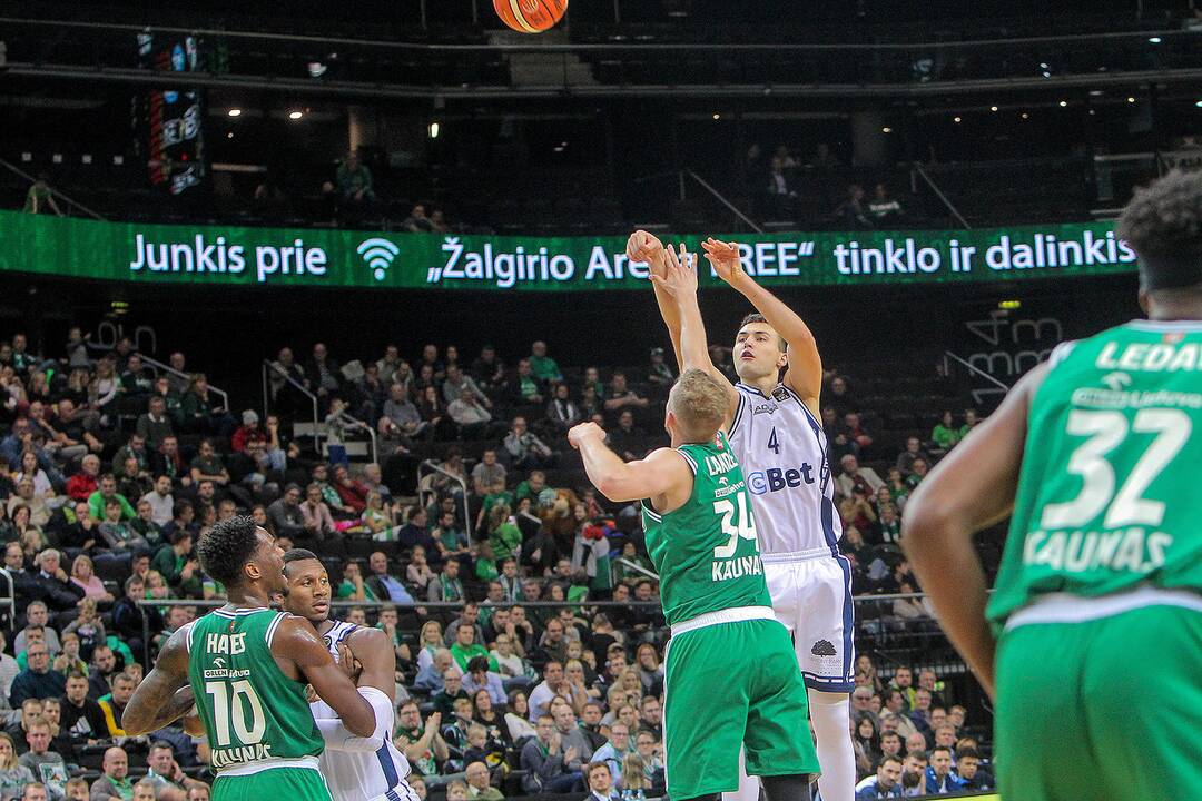 LKL: „Žalgiris“ – „C-Bet“ 87:55