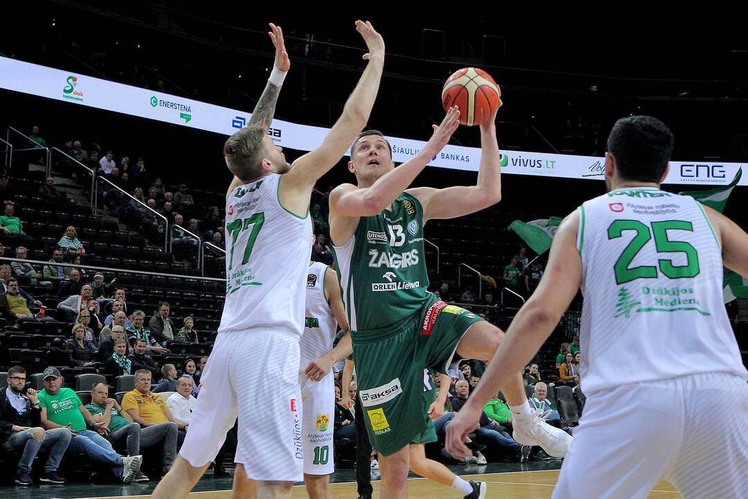 LKL: „Žalgiris“ – „Dzūkija“ 100:68