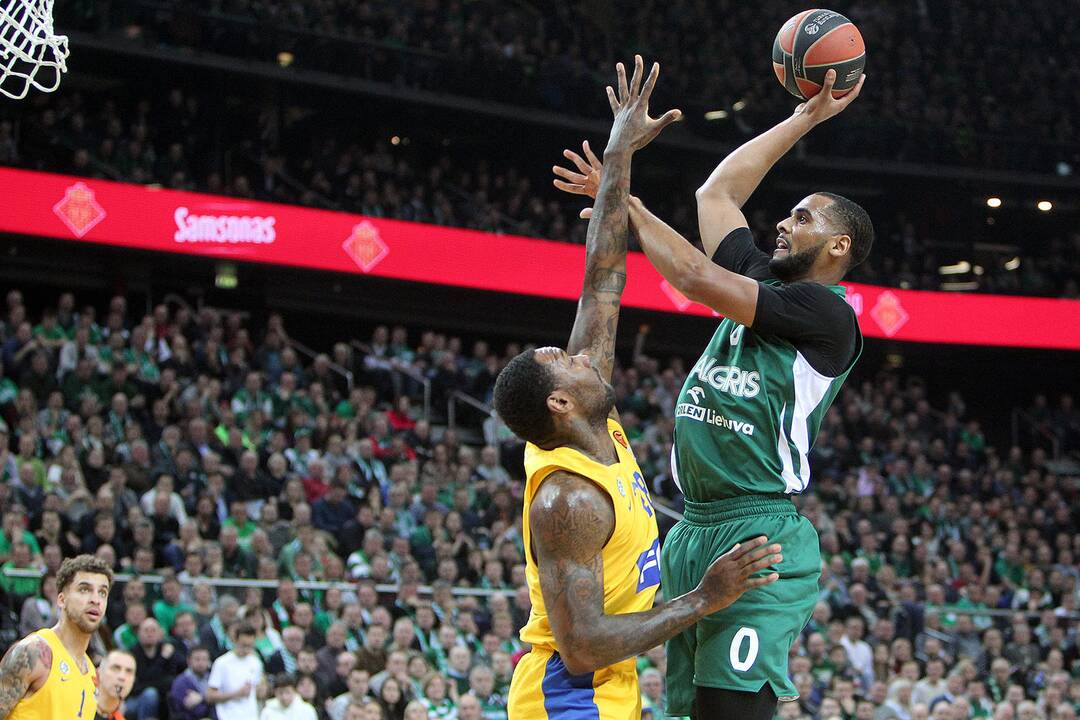 Eurolyga: „Žalgiris“ – „Maccabi“ 80:73