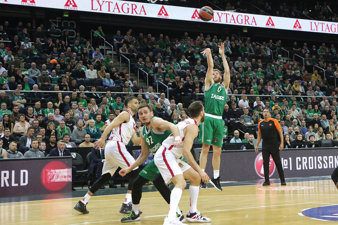 Eurolyga: „Žalgiris“ – „Olimpia“ 105:97