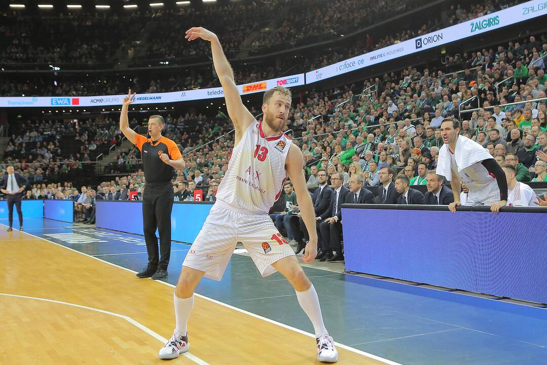 Eurolyga: „Žalgiris“ – „Olimpia“ 105:97