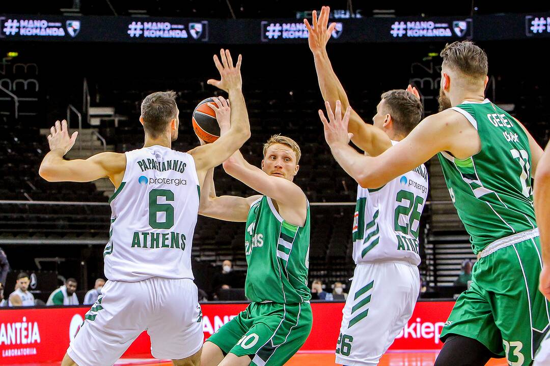 Eurolyga: „Žalgiris“ – „Panathinaikos“ 93:78