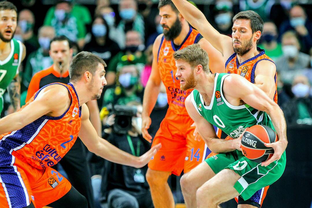 Eurolyga: „Žalgiris“ – „Valencia Basket“ 82:94