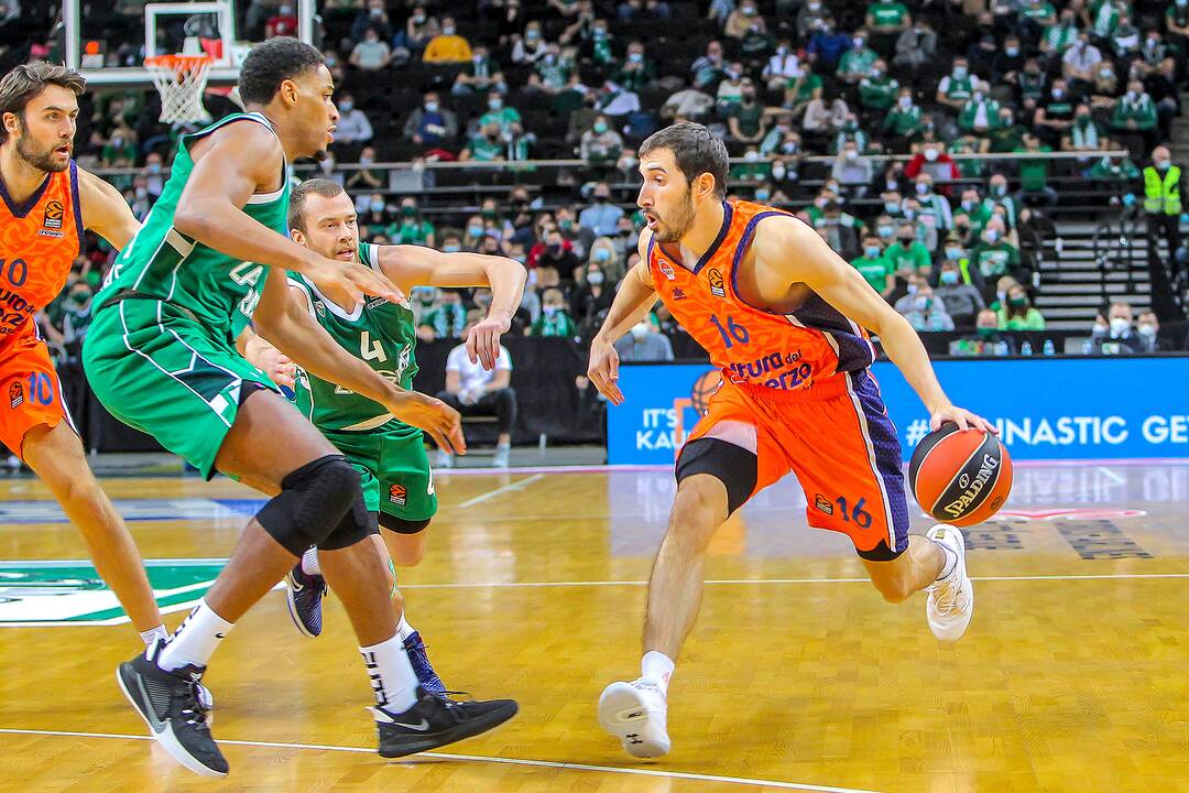 Eurolyga: „Žalgiris“ – „Valencia Basket“ 82:94