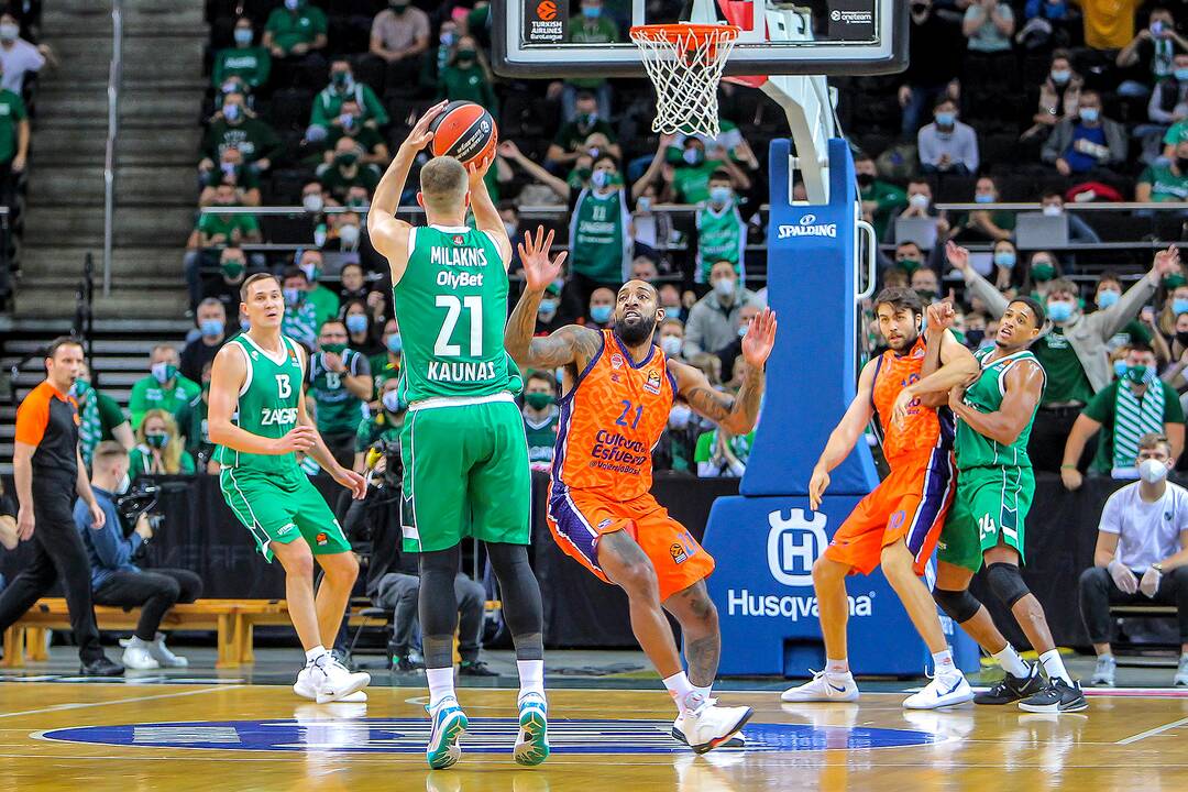 Eurolyga: „Žalgiris“ – „Valencia Basket“ 82:94