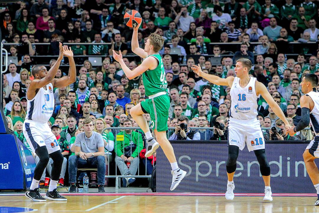 Eurolyga: „Žalgiris“ – „Zenit“ 70:82