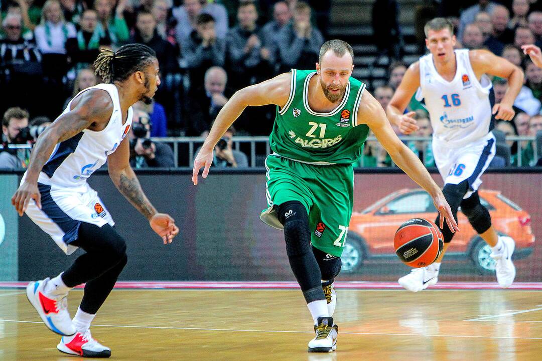 Eurolyga: „Žalgiris“ – „Zenit“ 70:82