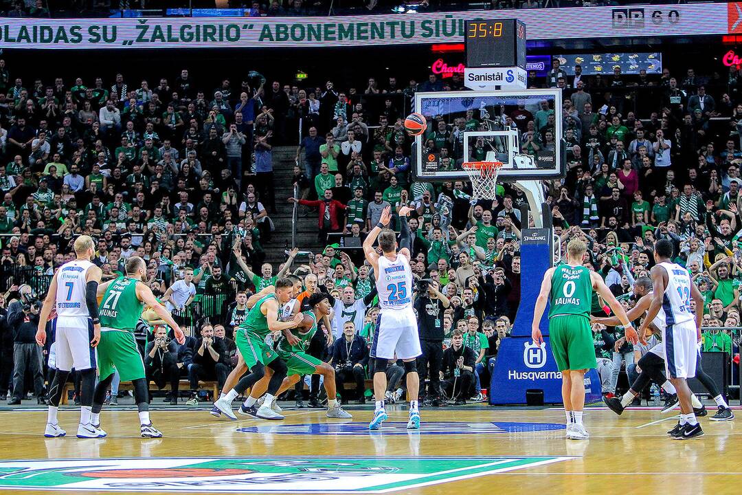 Eurolyga: „Žalgiris“ – „Zenit“ 70:82