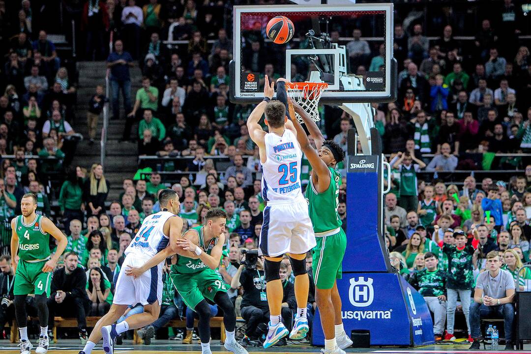 Eurolyga: „Žalgiris“ – „Zenit“ 70:82